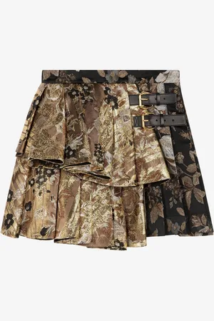 Roberto Cavalli Minifalda con estampado Floral brocado