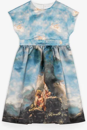 Roberto Cavalli Vestido con estampado Wild Leda
