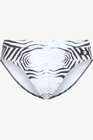 Roberto Cavalli Bañador slip estampado cebra