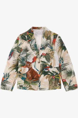 Roberto Cavalli Jungle print jacket
