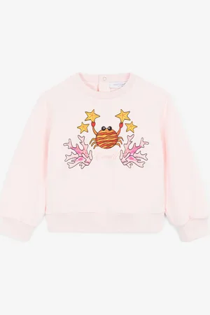Roberto Cavalli Sudadera con cangrejo estampado