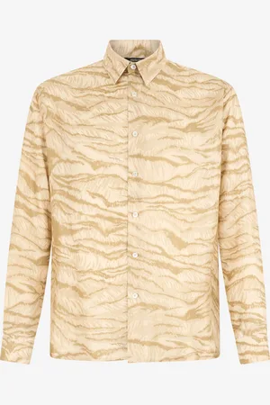 Roberto Cavalli Camisa Con Estampado Tiger Skin