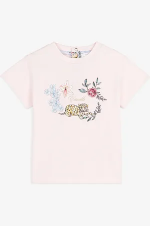Roberto Cavalli Camiseta con estampados Jaguar y Flower