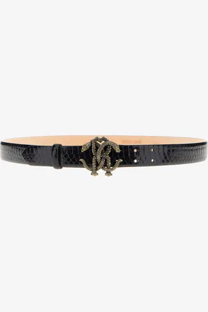 Roberto Cavalli Belt with Monogram RC