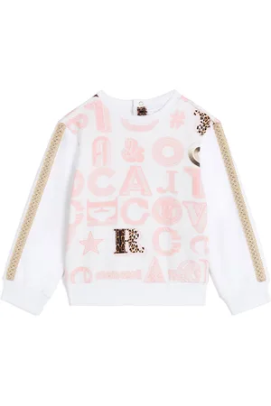 Roberto Cavalli Embroidered-sleeve detail sweatshirt