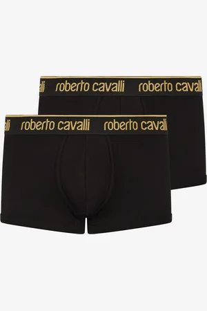 Roberto Cavalli Pack De Dos Bóxer Con Logotipo En La Tira