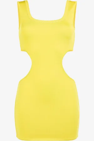Roberto Cavalli Vestido mini con aberturas