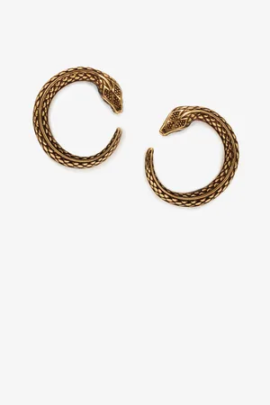 Roberto Cavalli Pendientes Con Serpiente