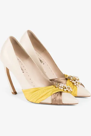 Roberto Cavalli Zapatos de tacón Tiger-Tooth con tira trasera