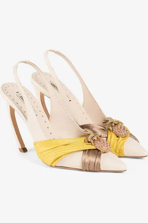 Roberto Cavalli Zapatos Tiger-Tooth con tira trasera