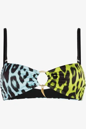 Roberto Cavalli Top de bikini Just Cavalli con estampado Jaguar