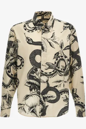 Roberto Cavalli Snake print shirt