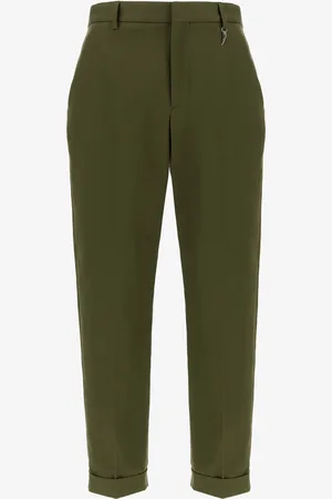 Roberto Cavalli Tailored slim pants with fang