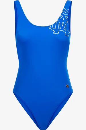 Roberto Cavalli Bañador Azul con Monogram RC