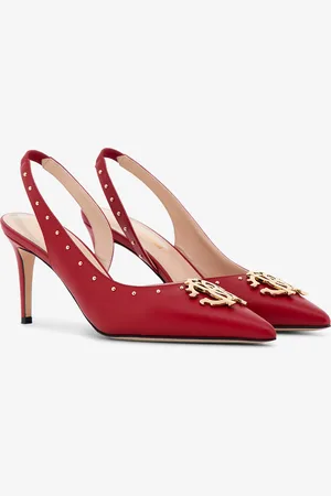 Roberto Cavalli Slingbacks de cuero