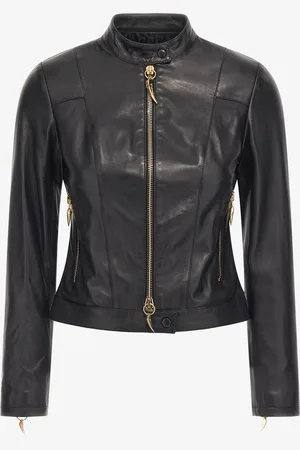 Roberto Cavalli Cazadora biker de cuero