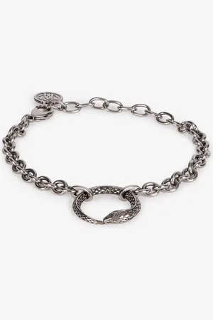 Roberto Cavalli Pulsera con colgante serpiente