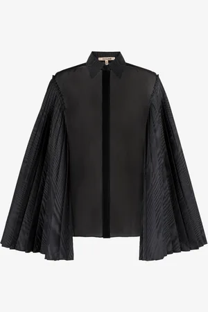 Roberto Cavalli Camisa plisada con paneles