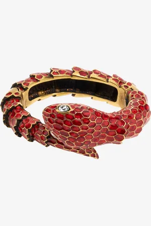 Roberto Cavalli Bracelet with snake and crystals