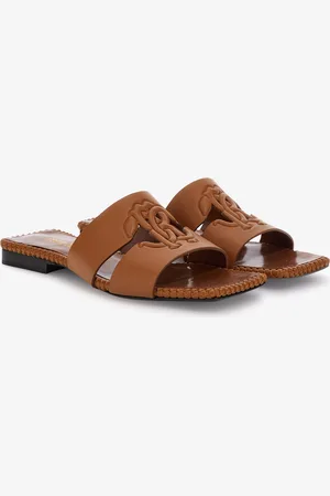 Roberto Cavalli Flat sandals with RC logo