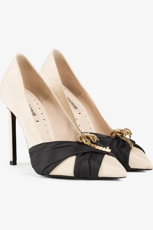 Roberto Cavalli Zapatos de tacón con adorno palmera