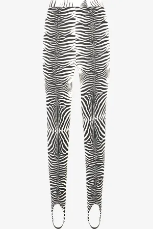 Roberto Cavalli Leggings con estampado cebra