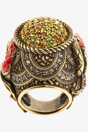 Roberto Cavalli Lemon Snake ring