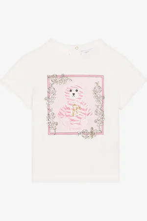 Roberto Cavalli Camiseta de algodón con estampado Teddy Bear