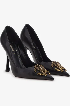 Roberto Cavalli Zapatos de salón con monograma Mirror Snake