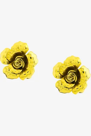 Roberto Cavalli Mirror Snake Earrings