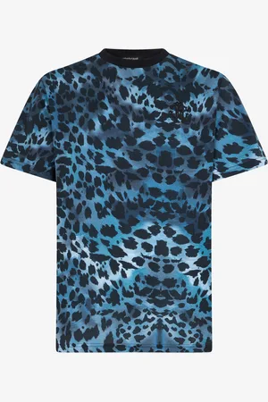Roberto Cavalli Camiseta Con Estampado Jaguar Skin