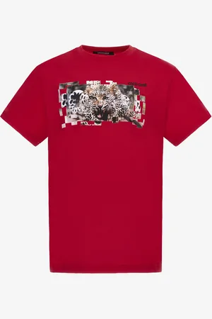 Roberto Cavalli T-shirt with Jaguar logo and print