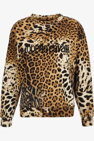 Roberto Cavalli Jaguar Skin print sweatshirt