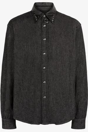 Roberto Cavalli Camisa vaquera con tachuelas