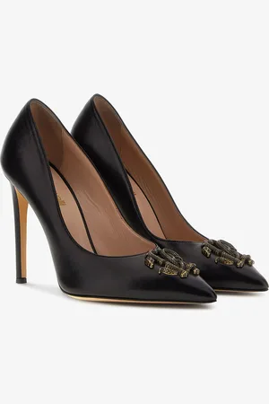 Roberto Cavalli RC logo pump