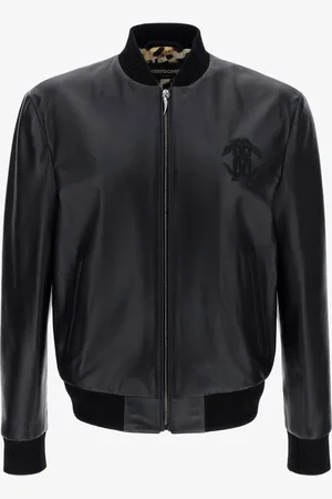 Roberto Cavalli Leather bomber
