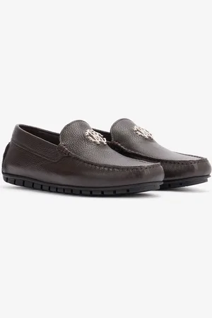 Roberto Cavalli Mocasines Con Efecto Martillado Con Monograma RC