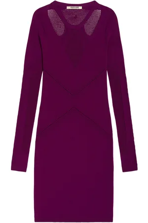 Roberto Cavalli Cut out knitted mini dress