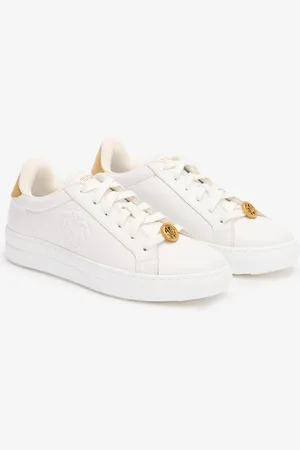 Roberto Cavalli Zapatillas con talón escamas de serpiente