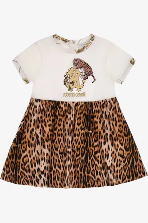 Roberto Cavalli Jaguar Skin print dress