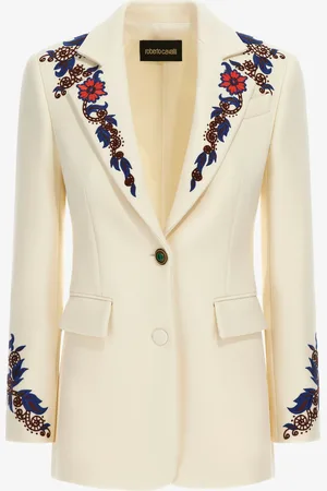 Roberto Cavalli Floral Printed Jacket