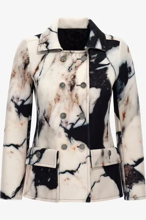 Roberto Cavalli Chaqueta con estampado Marble