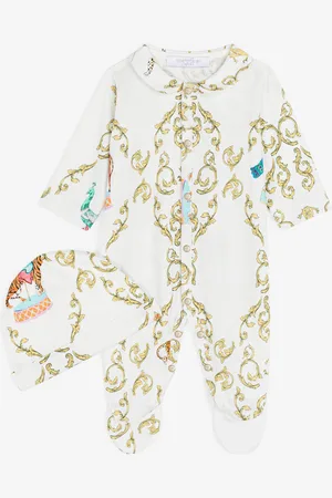 Roberto Cavalli Conjunto para bebé con estampado Filigree