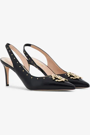 Roberto Cavalli Slingbacks de cuero