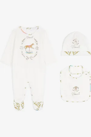 Roberto Cavalli Conjunto para bebé con estampados Filigree y Jaguar