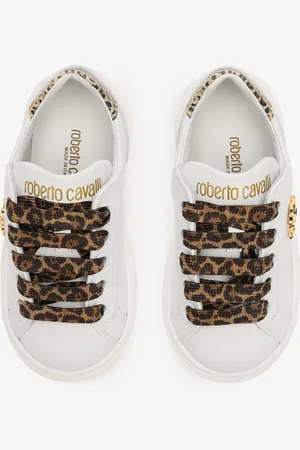 Roberto Cavalli Zapatillas con detalles piel de