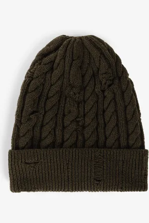 Roberto Cavalli Gorro de lana con punto de ochos