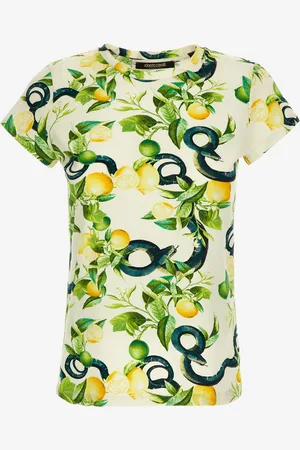 Roberto Cavalli Lemon print t-shirt