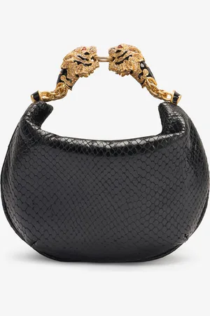 Roberto Cavalli Minibolso Hobo Roar Estampado Serpiente