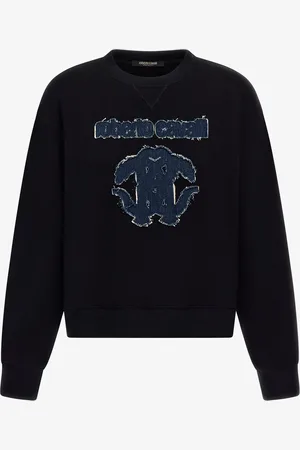 Roberto Cavalli Sudadera con logo bordado